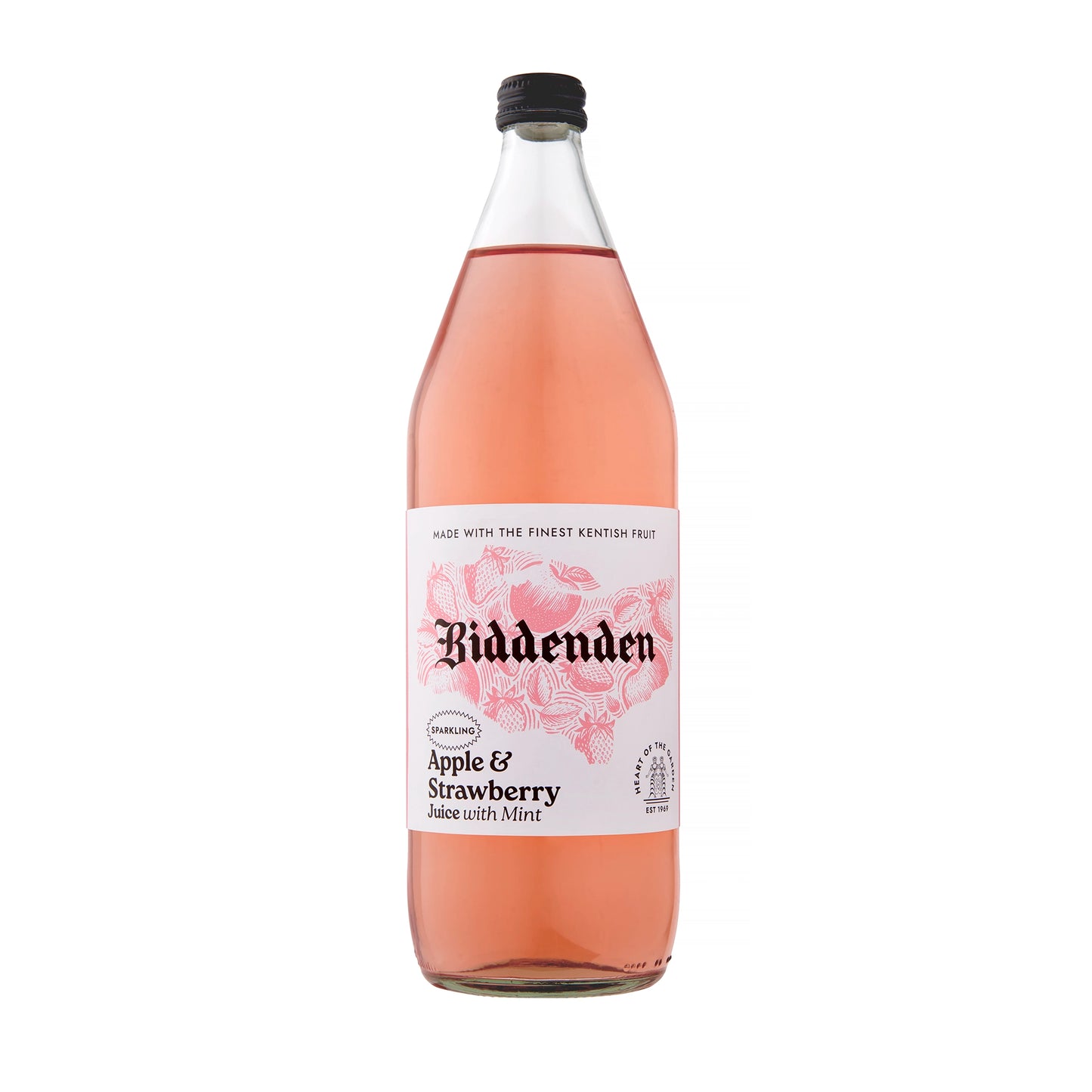 Biddenden Sparkling Apple & Strawberry Juice with Mint
