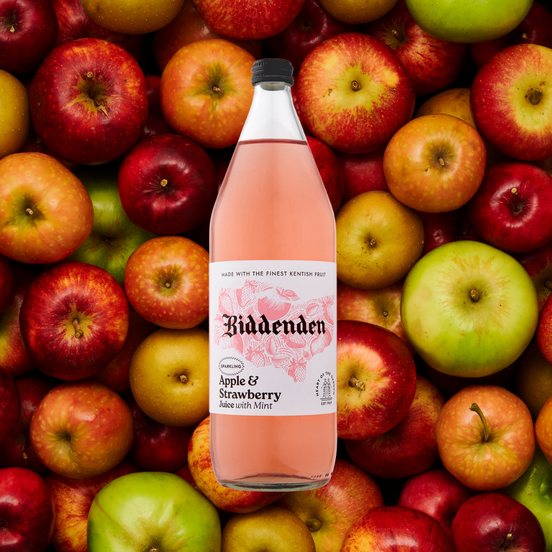 Biddenden Sparkling Apple & Strawberry Juice with Mint