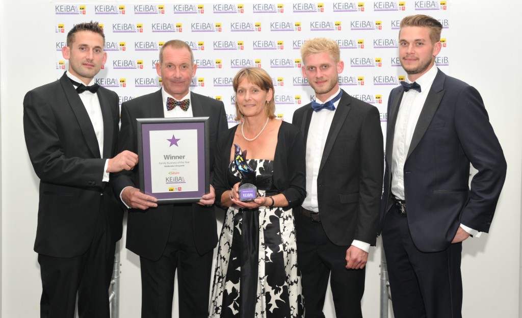 Biddenden Vineyards KEiBA 2018 Family Business of the Year Tom, Julian, Sally, Will and Sam Barnes v2