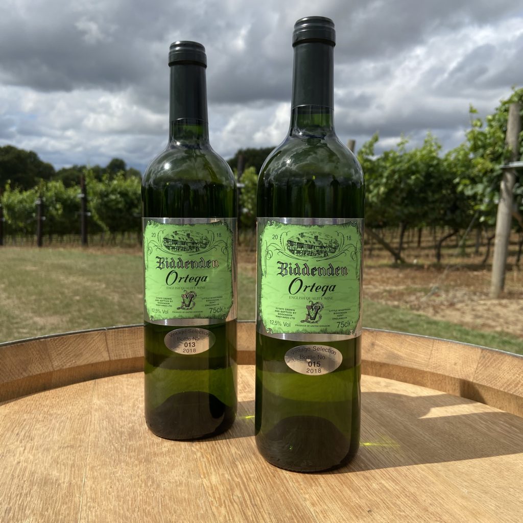 Two bottles of Biddenden Special Ortega 2018