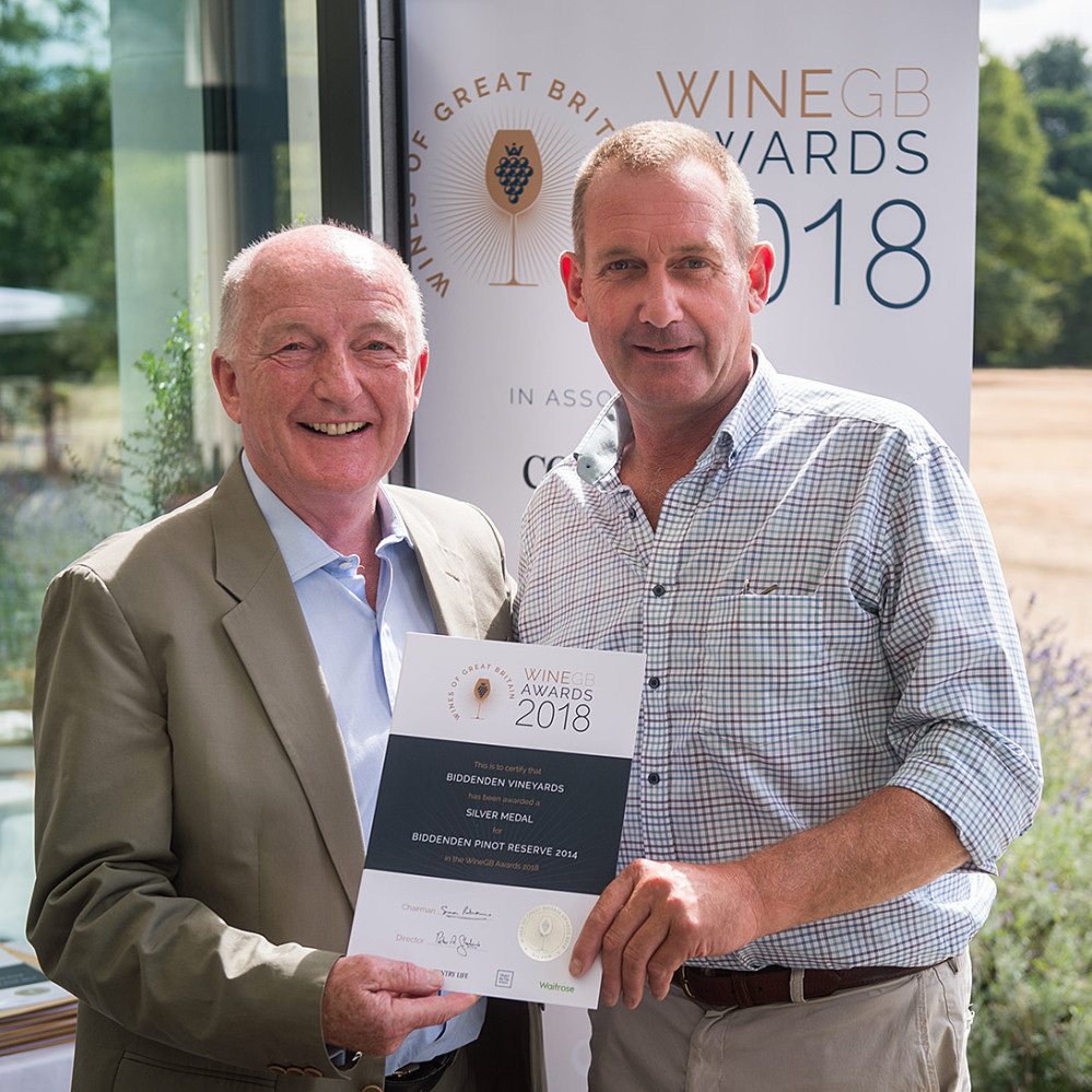 Biddenden Vineyards WineGB Awards 2018 Oz Clarke